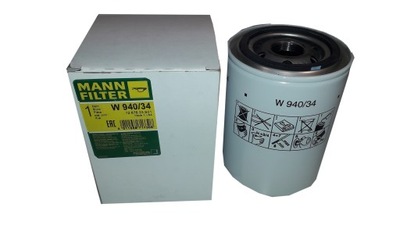 MANN FILTRE HUILES W940/34 CUMMINS CASE MASZYNY - milautoparts-fr.ukrlive.com