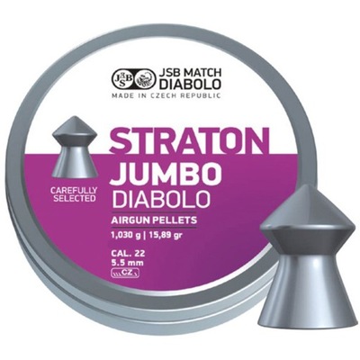 Śrut JSB DIABOLO STRATON JUMBO 5,5 mm POINTED 500szt.