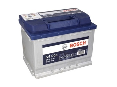 BATTERY BOSCH S4 60 AH 540 A P+ MOZLIWY ADDITIONAL DELIVERY ASSEMBLY  