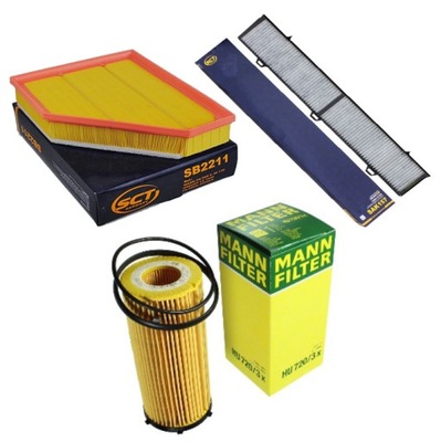 MANN-FILTER HU 720/3 X FILTER OILS + SCT GERMANY SB 2211 FILTER AIR - milautoparts-fr.ukrlive.com