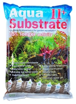 AQUA ART Aqua Substrate II+ 5,4kg - brąz - aktywne podłoże dla roślin