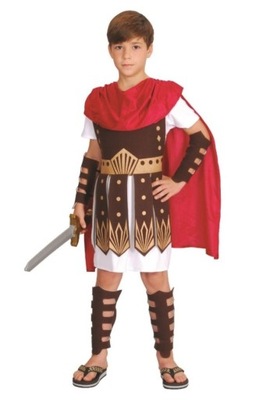 Strój Gladiator Rzymianin Rzymianina 120-130 cm.