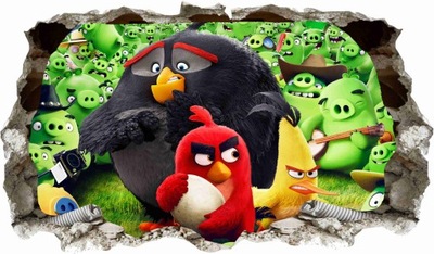 Naklejki Angry Birds Wściekłe Ptaki różne wzory