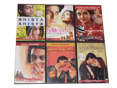 DVD - Bollywood 6 SZT - Ahista, Iskry milości