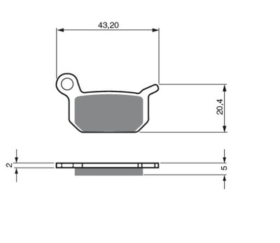 SABOTS DE FREIN KTM SX50 HUSQVARNA CR50 SM50 GOLDFREN - milautoparts-fr.ukrlive.com