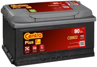 ACCUMULATEUR CENTRA PLUS 80 AH, 700 A, CB802 - milautoparts-fr.ukrlive.com