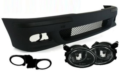 Передний бампер + противотуманные фары bmw e39 m набор m5 фото №1