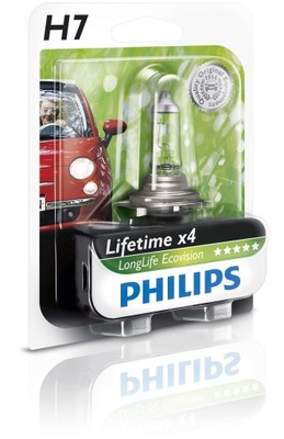 1 PC. LAMP HALOGEN LAMP PHILIPS LONG LIFE ECOVISION H7 - milautoparts-fr.ukrlive.com