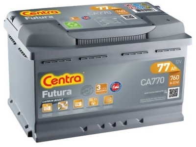 ACCUMULATEUR CENTRA FUTURA 77AH 760A - milautoparts-fr.ukrlive.com