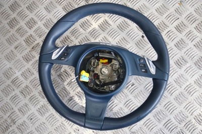 STEERING WHEEL LEATHER PORSCHE 991 PDK R84 YACHTBLAU - milautoparts-fr.ukrlive.com