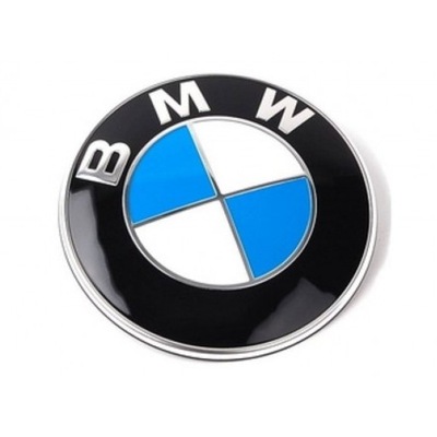 LOGO EMBLEM ON HOOD BMW 82MM E32 E38 E46 E6  