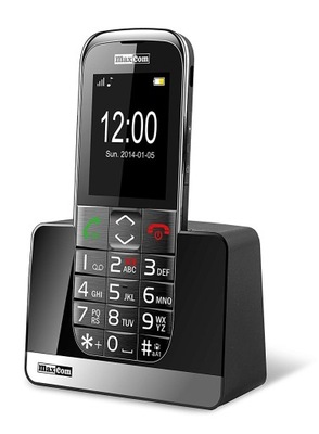 MAXCOM MM720 STACJONARNY TELEFON GSM NA KARTĘ SIM.
