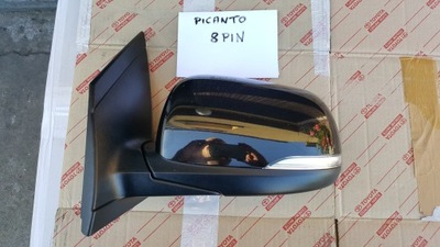 Kia picanto 11-15 дзеркало ліва 8pin фото №1