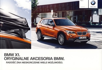 BMW X1 PROSPEKT 2012 POLISH ACCESSORIES  