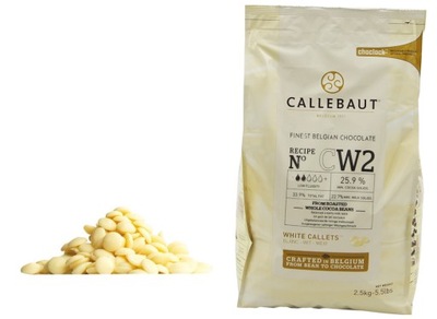 Czekolada Do Fontann fondue BIAŁA 2,5kg Callebaut