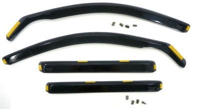 NISSAN NAVARA PICK 2005-2014R SIDE-WINDOW DEFLECTORS DOOR HEKO - milautoparts-fr.ukrlive.com