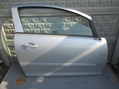 Opel corsa d 3d 06-14 дверь правое серебристый фото №1