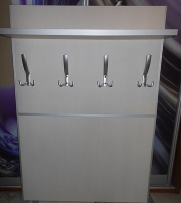 WIESZAK ŚCIENNY 70cm z półką NAVARA