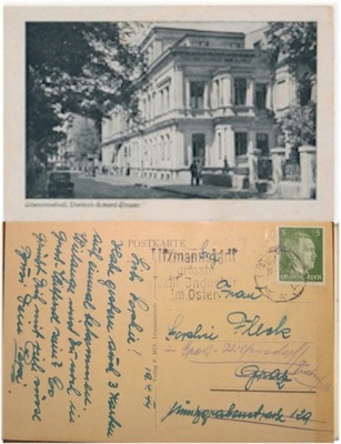 Łódź Litzmannstadt ul. Moniuszki 1944r.