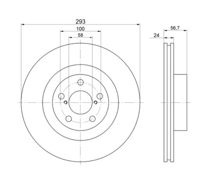 DISQUES MIKODA 2125 SUBARU FORESTER 02R- AVANT 293 - milautoparts-fr.ukrlive.com