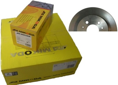 TARCZE MIKODA 0550 + KLOCKI PEUGEOT 1007 05r- tył 247mm - milautoparts-fr.ukrlive.com