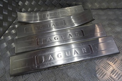 Накладки декоративные пороговые jaguar xj 351 фото №1