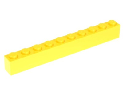LEGO Klocek zwykły 1x10 6111 żółty