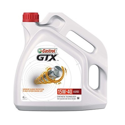 Olej mineralny CASTROL 15w40 GTX 4 litry Cz-wa