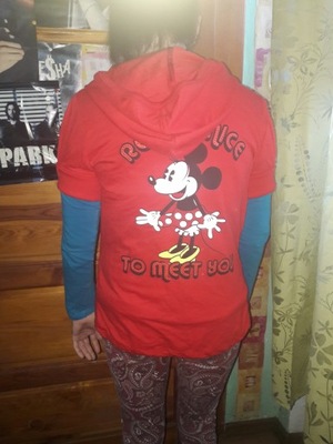 Bluza czerwona z Myszką Miki ( L ) Disney