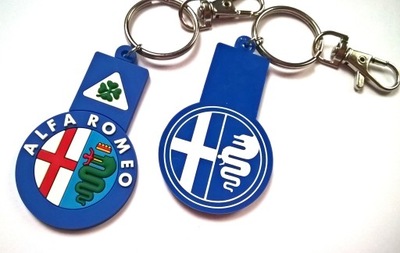 ALFA ROMEO KEYRING FOR KEYS RUBBER EMBLEM 2S 159 - milautoparts-fr.ukrlive.com