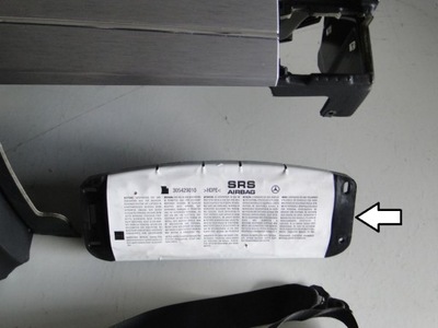 Mercedes glk x204 204 подушка пасажира w консоль фото №1