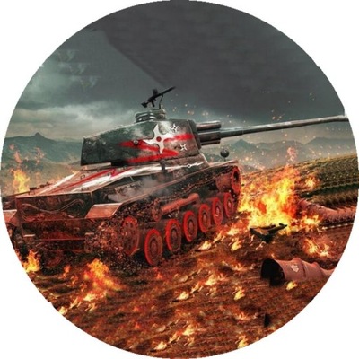 id_7358 OPŁATEK WAFLOWY NA TORT WAFEL TANK SOROMAK WOJSKO BRDM ARMIA CZOŁG