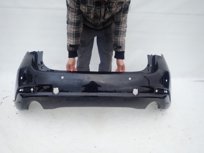 Mazda 3 iii hb lift 16-18 бампер задняя задний pdc фото №1