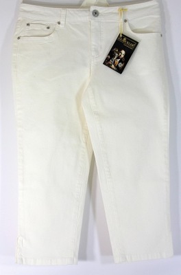 Spodnie białe ekskluzywne marki Gloockler R 36