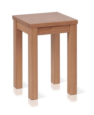 Taboret dębowy OAK stołek twarde siedzisko