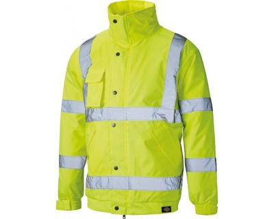 DICKIES BOMBER kurtka HIVIS jaskrawożółta 3XL