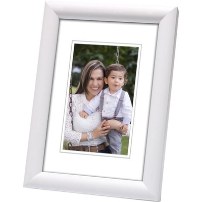 RAMKA NA ZDJĘCIA DREWNIANA BIAŁA RAMA 28x35 CM