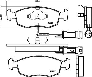 FORD ESCORT SCORPIO SIERRA SABOTS DE FREIN DE FREIN AVANT - milautoparts-fr.ukrlive.com