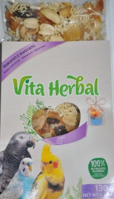 Vitapol VitaHerbal Makaron dla Papug z owocami