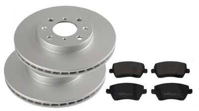 DISCS PADS FRONT OPEL AGILA B 2008-2014 SET - milautoparts-fr.ukrlive.com