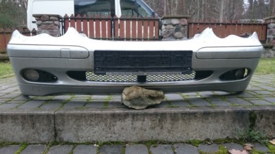 Mercedes w 203 бампер передний фото №1