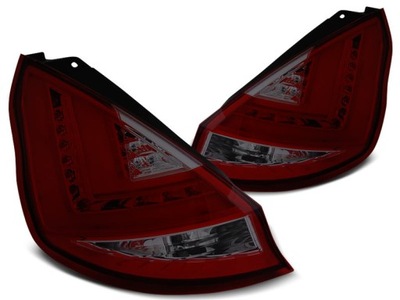 Лампы задняя ford fiesta 08-12 red black led светодиодный фото №1
