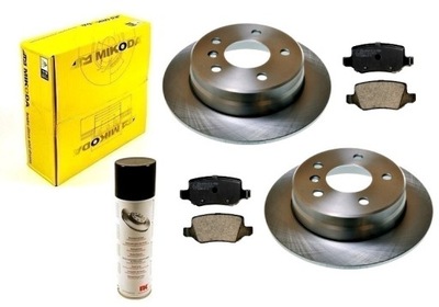 DISCS PADS MERCEDES A CLASS W169 B CLASS W245 REAR - milautoparts-fr.ukrlive.com