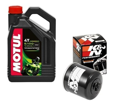 OIL SILNIKOWY POLSYNTETYCZNY MOTUL 5000 4T 4 L 10W-40 + K&N FILTERS KN-303 FILTER OILS - milautoparts-fr.ukrlive.com