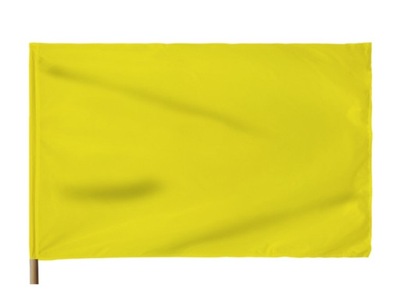 Flaga ŻÓŁTA YELLOW 80x50 cm Sygnałowa Ostrzegawcza TRWAŁY SOLIDNY MATERIAŁ
