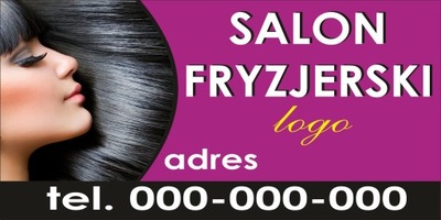 BANER REKLAMA Salon Fryzjerski Fryzjer reklama