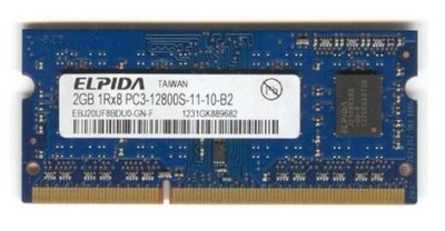 OKAZJA DDR3 ELPIDA 2GB 1Rx8 PC3-12800S-11-10-B2