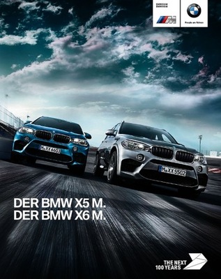 BMW X5M X6M prospekt mo 2016 Szwajcaria 