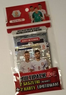 Multipack saszetki pzpn karty Łączy Nas Piłka 2018