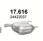 POT D'ÉCHAPEMENT DU SYSTÈME D'ENTRÉE ARRIÈRE OPEL VECTRA C, VECTRA C GTS 1.9D/2.0D/2.2D - milautoparts-fr.ukrlive.com